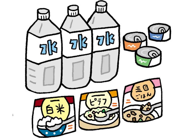 非常備蓄品・非常持出品の準備を！